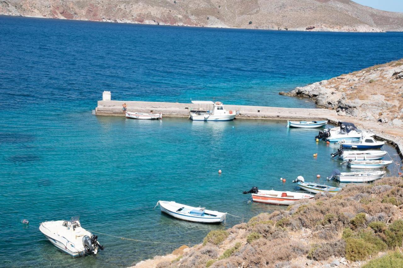 Boutique Hotel Tilos Mare Livadia  Exterior foto